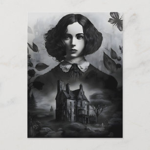 Emily Bronte, Viktorianisch Gothic Writer of Jane  Postkarte