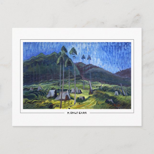 Emily Carr #3 - Fine Art Postcard Postkarte (Vorderseite)