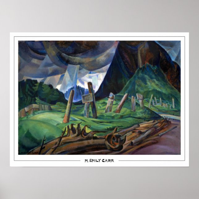 Emily Carr Zedign Art Poster #329 (Vorne)