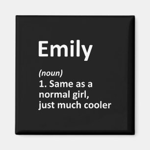 Emily Definition Personalisiert Name Funny Birthda Magnet