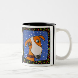 Emily der Wachhund Zweifarbige Tasse
