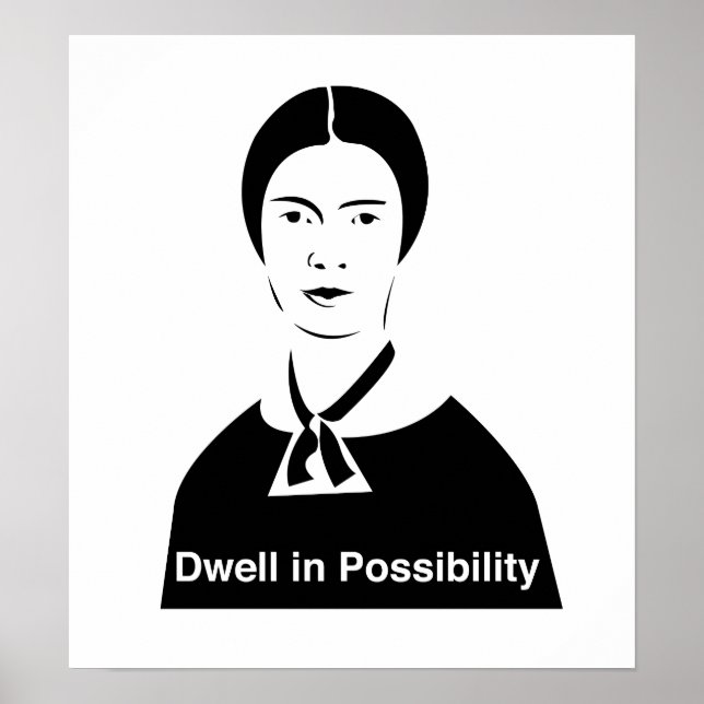 Emily Dickinson Dwell in Possibility Poster (Vorne)