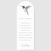 Emily Dickinson Hummingbird