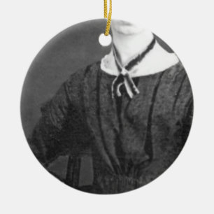 Emily Dickinson Keramik Ornament