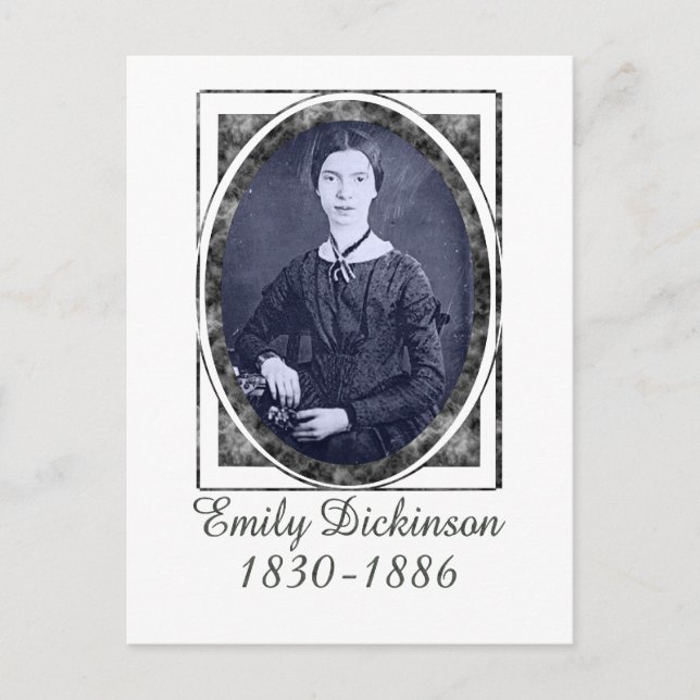 Emily Dickinson Postkarte (Vorderseite)
