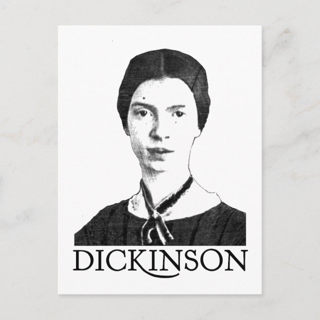 Emily Dickinson Postkarte (Vorderseite)