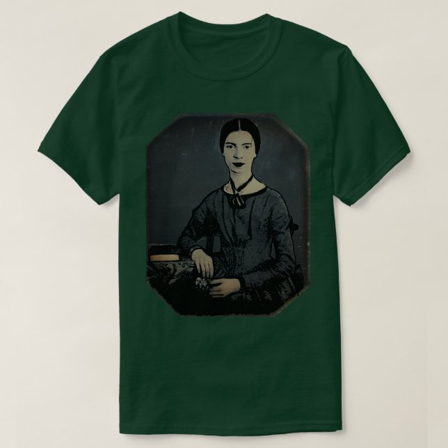 Emily Dickinson Robot Rainbow T-Shirt (Design vorne)