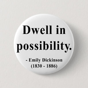 Emily Dickinson-Zitat 2a Button
