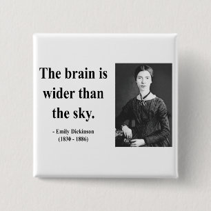 Emily Dickinson-Zitat 3b Button