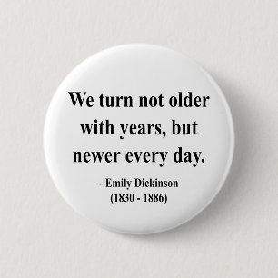 Emily Dickinson-Zitat 4a Button