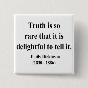 Emily Dickinson-Zitat 7a Button