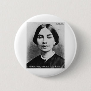 Emily Dicksinson Wilde Nächte Liebeszitat Geschenk Button