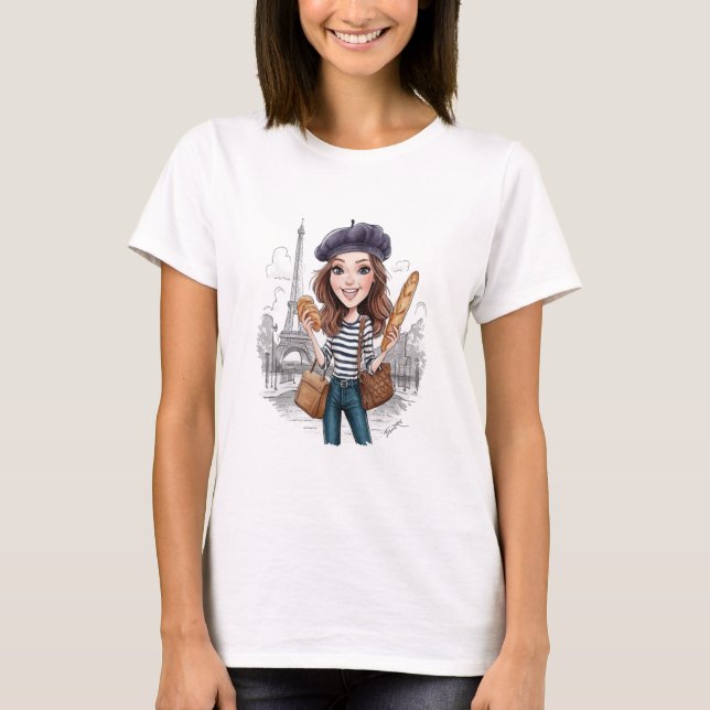 Emily em Paris sticker T-Shirt (Vorderseite)
