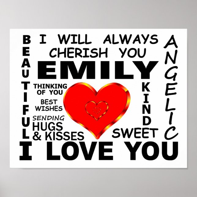 Emily I Liebe You Poster (Vorne)