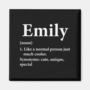 Emily Name Definition lustig D Magnet