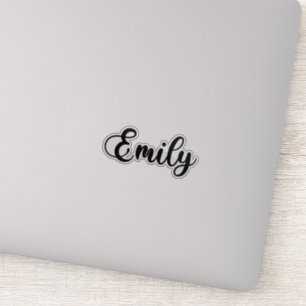 Emily Name - Handgeschriebene Kalligrafie Aufkleber