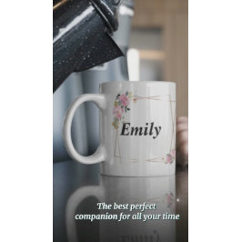 @Emily name Mug – Custom Coffee Cup with An