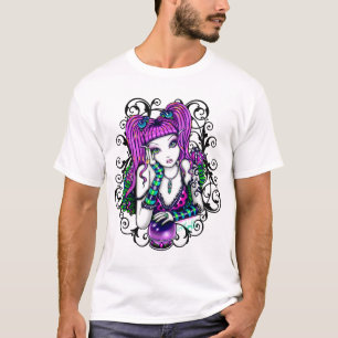 Emily-Regenbogen-feenhafte Kunst scherzt Spitze T-Shirt