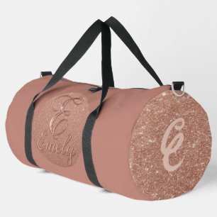 Emily Rose Gold Glitter Name-Tasche Duffle Bag
