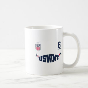 Emily Sams 6 Weiß Uswnt Offiziell lizenziert Kaffeetasse