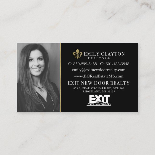 Emily's Business Cards (nicht bearbeitbar) Visitenkarte (Vorderseite)