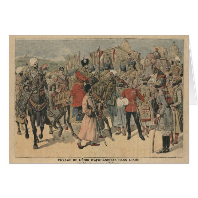 Émir de Habibullah Kahn de l'Afghanistan (Devant horizontal)