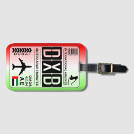 Emirates Dubai Luggage Tag Gepäckanhänger