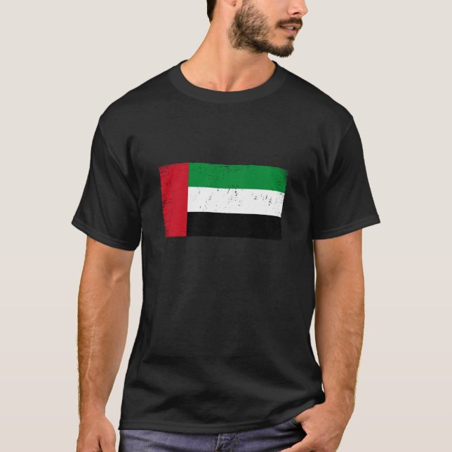 Emirati Flag United Arab Emirates T-Shirt (Vorderseite)
