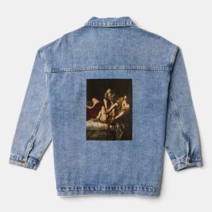 Emisia Gentileschis Judith Slay Holofernes Jeansjacke
