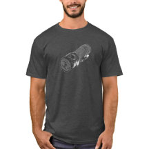 Emission D4V2 Dunkler grauer T - Shirt