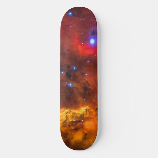 Emissionsnebel NGC 2467 in Konstellation Puppis Skateboard (Vorderseite)