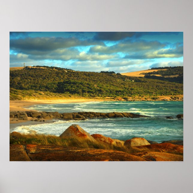 Emita Beach | Flinders Island, Tasmania Poster (Vorne)