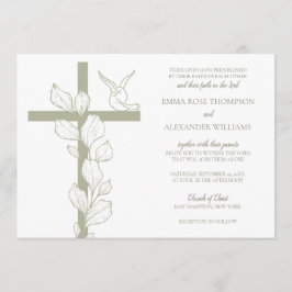 Emma Bible Verse 1 John 4:16 Christliche Hochzeit Einladung