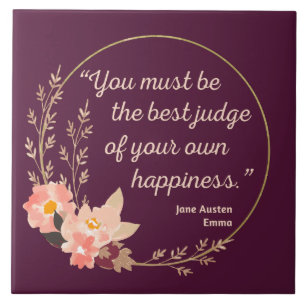 Emma by Jane Austen Quote I - Niedlich Style Fliese