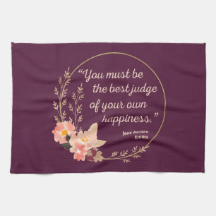 Emma by Jane Austen Quote I - Niedlich Style Geschirrtuch