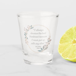 Emma By Jane Austen Quote II - Cute Style Schnapsglas