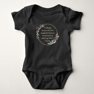 Emma by Jane Austen Zitat II - Niedlicher Stil Baby Strampler