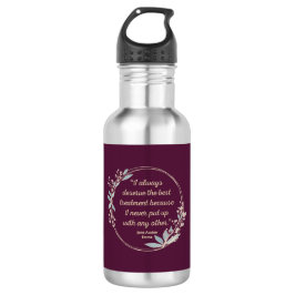 Emma by Jane Austen Zitat II - Niedlicher Stil Edelstahlflasche