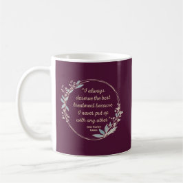 Emma by Jane Austen Zitat II - Niedlicher Stil Kaffeetasse