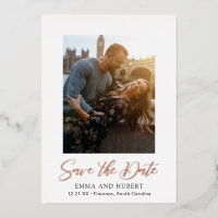 Emma Elegant Wedding Save the Date