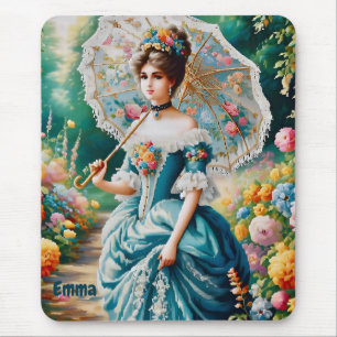 EMMA ~ Elegante Vintage junge Frau ~ Mousepad