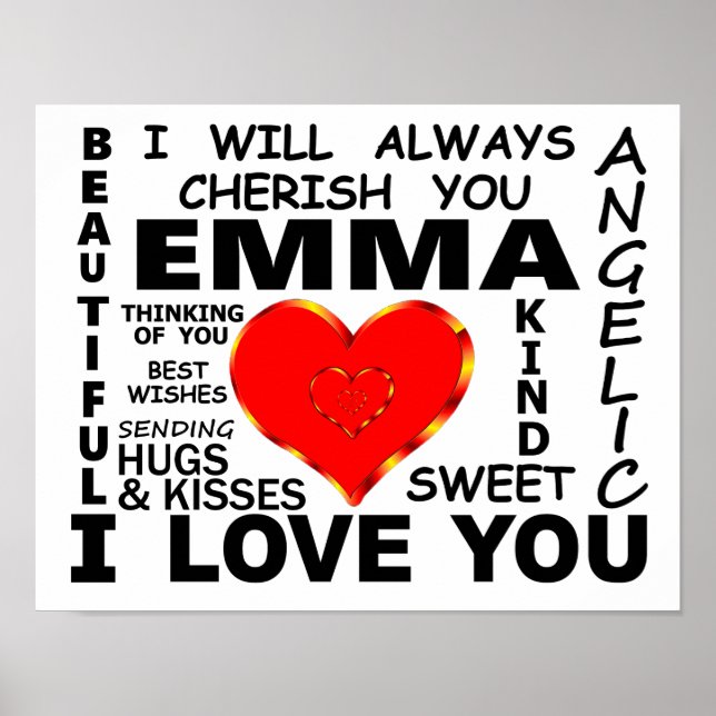 Emma I Liebe You Poster (Vorne)