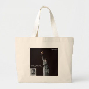 Emma Lazarus & Statue of Liberty Gifts & Cards Jumbo Stoffbeutel