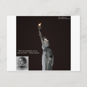 Emma Lazarus & Statue of Liberty Gifts & Cards Postkarte