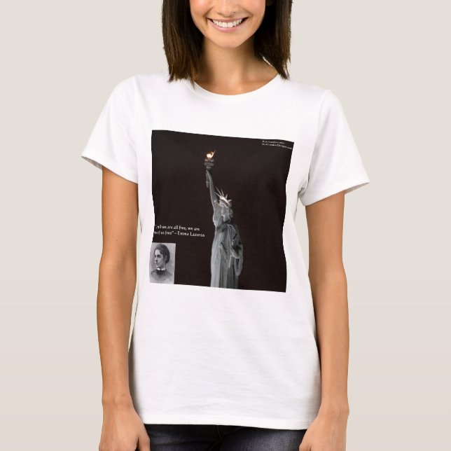 Emma Lazarus & Statue of Liberty Gifts & Cards T-Shirt (Vorderseite)