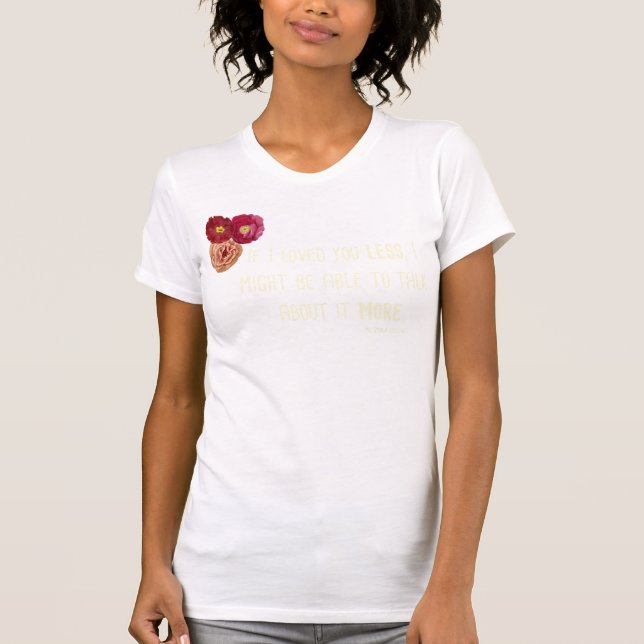 Emma "Loved" Ladys'Floral T-Shirt LS (Vorderseite)
