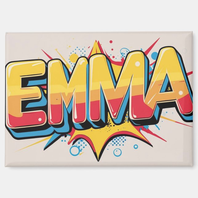 Emma mit Explosion Magnet (Vorderseite)