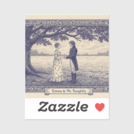 Emma & Mr. Knightley Aufkleber