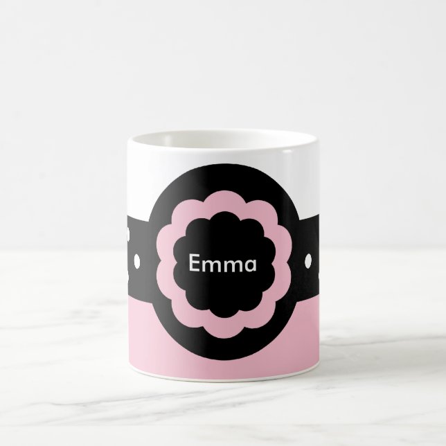 Emma Mug à pointes rose et blanc : 369 (Centre)