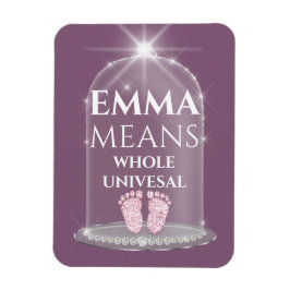 Emma Name bedeutet New Baby Girl Magnet